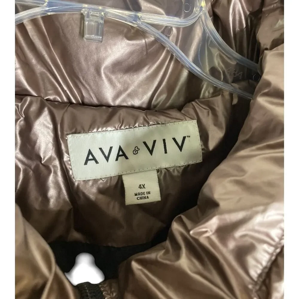 AVA & VIV Puffer Jacket 4x - Picture 3 of 5